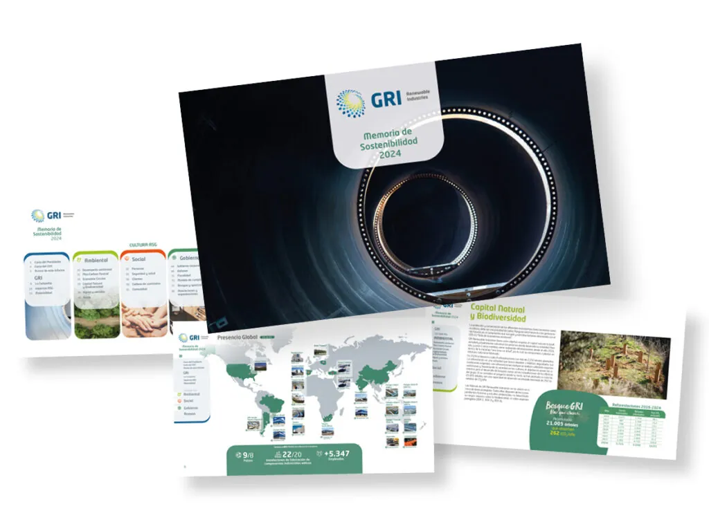 GRI RENEWABLE INDUSTRIES PUBLICA SU MEMORIA DE SOSTENIBILIDAD CORRESPONDIENTE AL EJERCICIO 2024